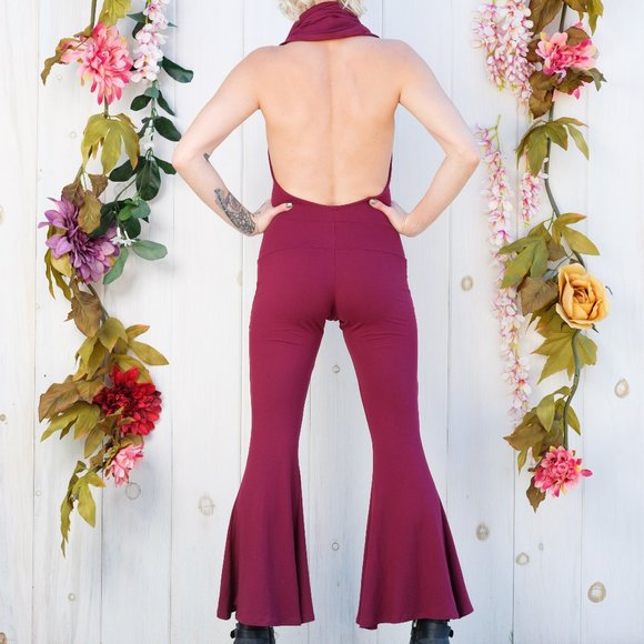 NEW!! Red Suede Hooded Jumpsuit - Warrior Within - Picture 5 of 8